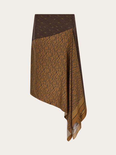 FERRAGAMO Handkerchief skirt