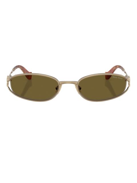 Miu Miu Oval Sunglasses