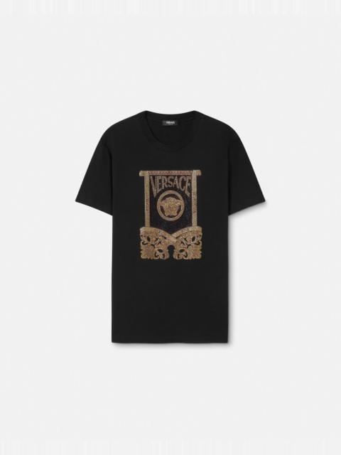 VERSACE Crystal Architectural Baroque T-Shirt