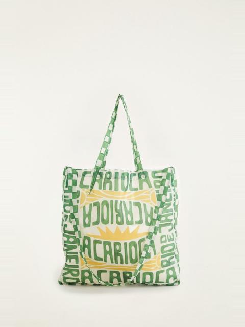 FARM RIO Green Biriba Tote Fruit Bag