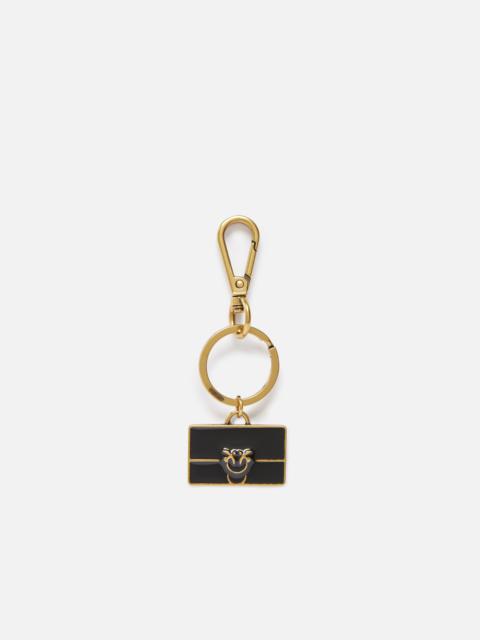 PINKO KEYRING WITH LOVE BAG CHARM