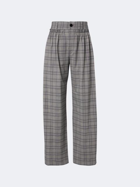 Isabel Marant Mayera checked wool-blend wide-leg pants