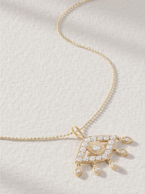 SYDNEY EVAN 14-karat Gold Diamond Necklace