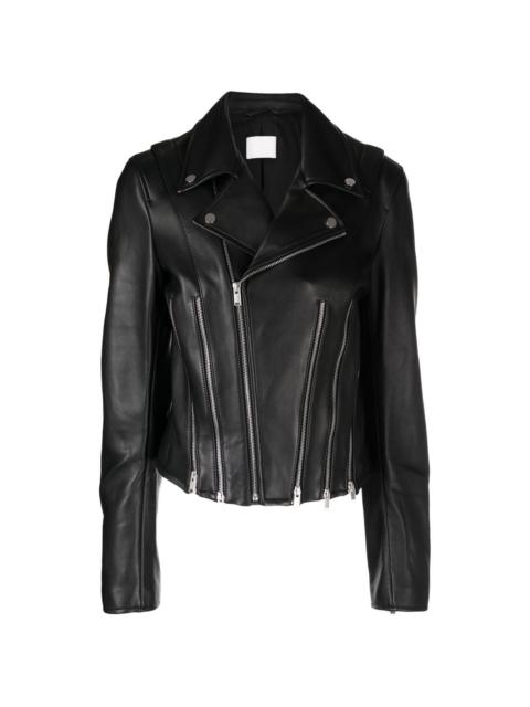 Dion Lee Corset leather biker jacket