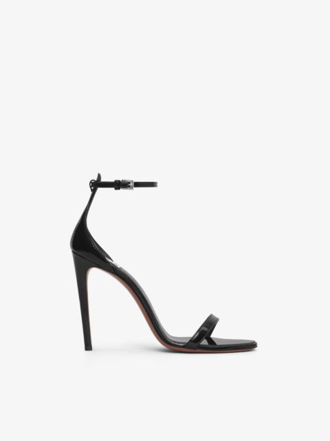 HIGH SANDALS IN PATENT CALFSKIN