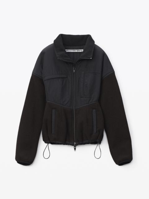 Alexander Wang COACHES TRACK JACKET IN NYLON | REVERSIBLE