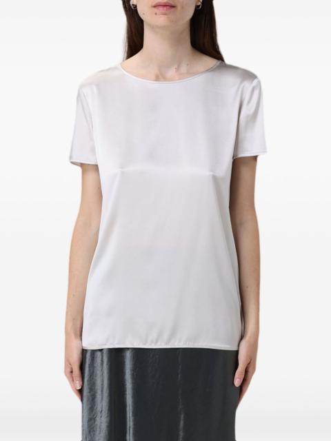Max Mara short-sleeve satin T-shirt
