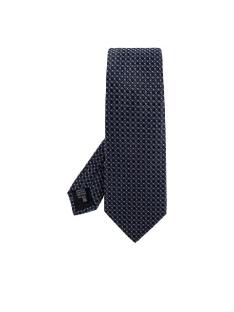 GIORGIO ARMANI geometric print tie