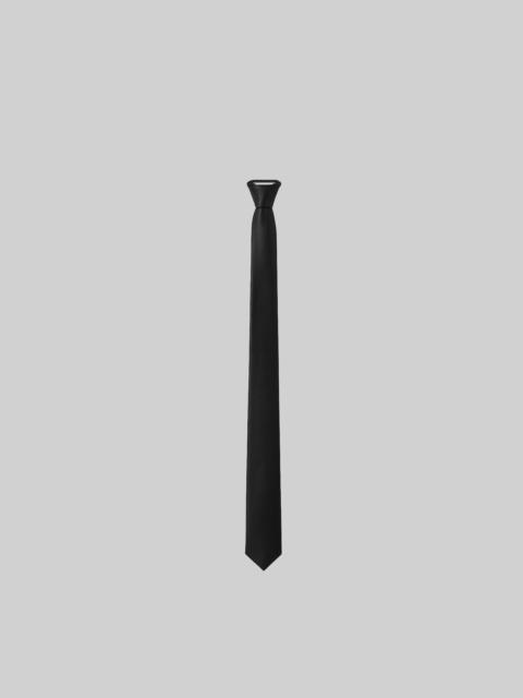 The Frankie Shop Rune Faux Leather Tie - Black