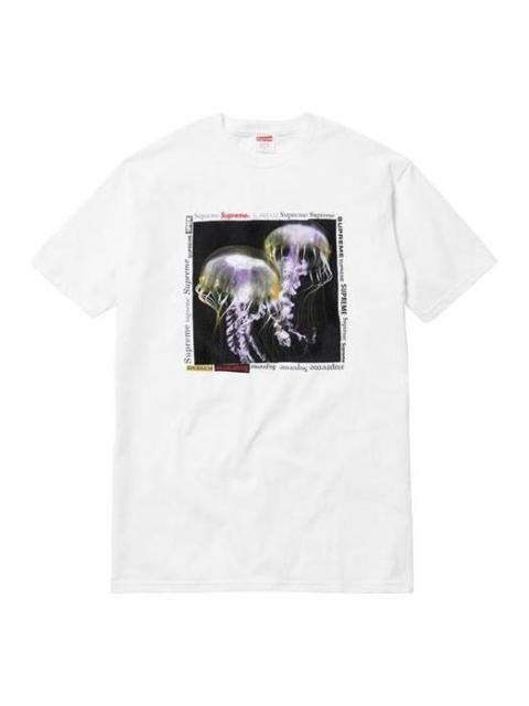 Supreme SS18 Jellyfish Tee White Printing Short Sleeve Unisex SUP-SS18-153