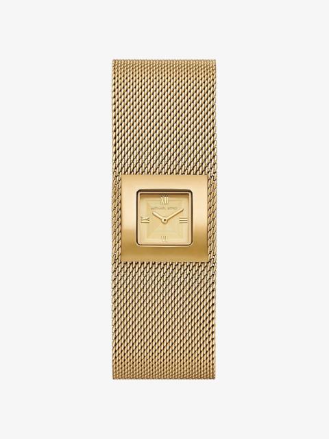MICHAEL KORS Petite Georgie Gold-Tone Mesh Watch