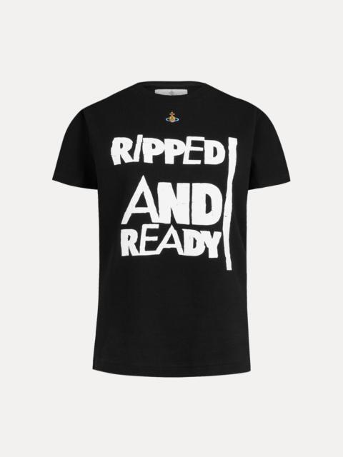 Vivienne Westwood RIPPED AND READY PERU T-SHIRT | REVERSIBLE