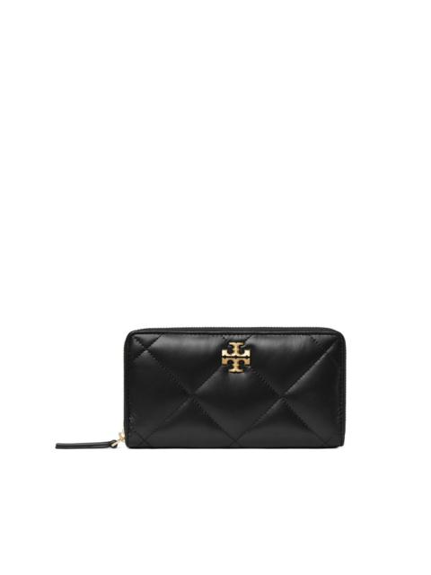 TORY BURCH Kira diamond quilt zip continental wallet