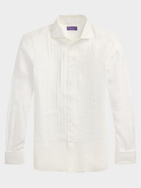 Ralph Lauren Men's NM X RL French Cuff Linen Tuxedo Shirt