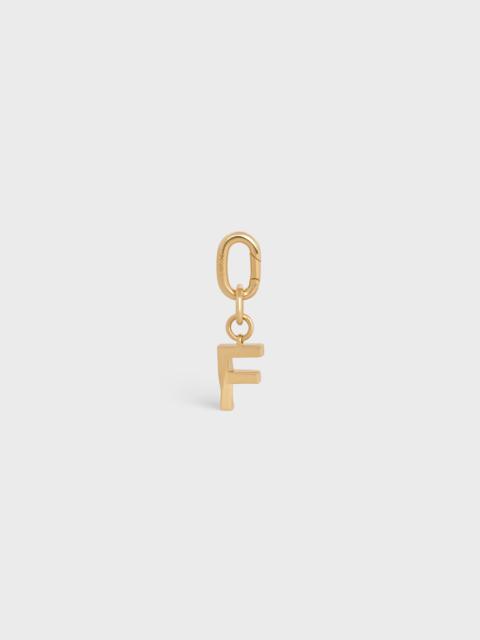 CELINE F CHARM in Brass