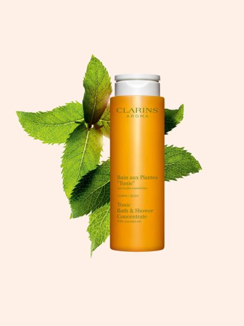 CLARINS Tonic Bath and Shower Concentrate - Cleansing Gel Body Wash With Essential Oils