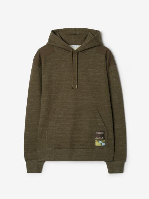 Landscape Label Cotton Hoodie