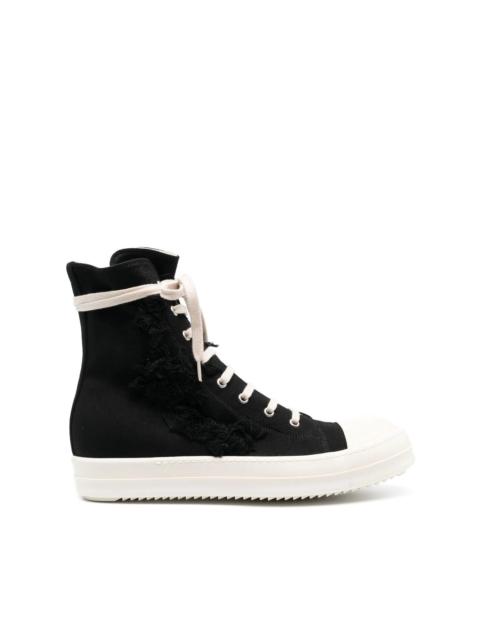Rick Owens DRKSHDW Broken high-top sneakers