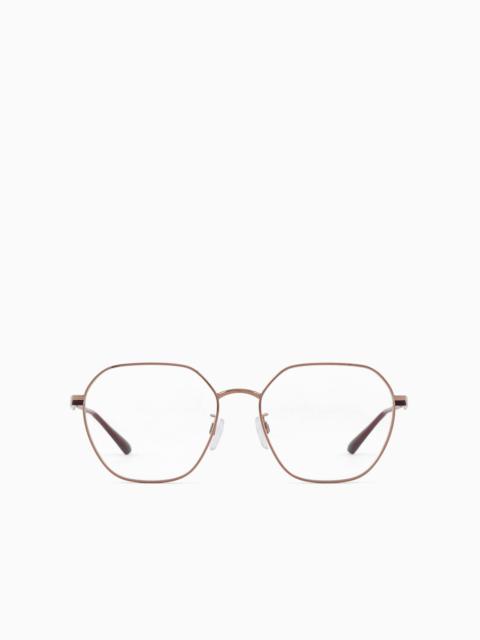EMPORIO ARMANI Women’s round glasses Asian fit