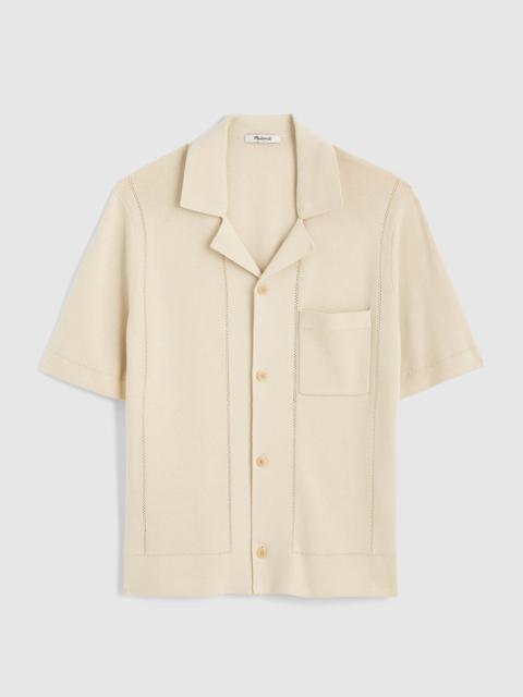 Madewell Knit Short-Sleeve Boxy Shirt