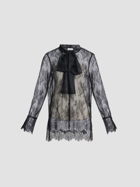 Erdem FLORAL LACE LONG SLEEVE SHIRT