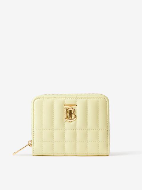 Burberry Quilted Leather Lola Zip Wallet