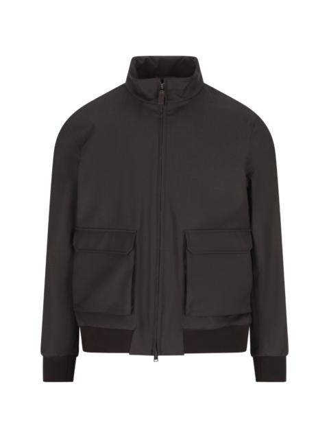 Herno pocket bomber jacket