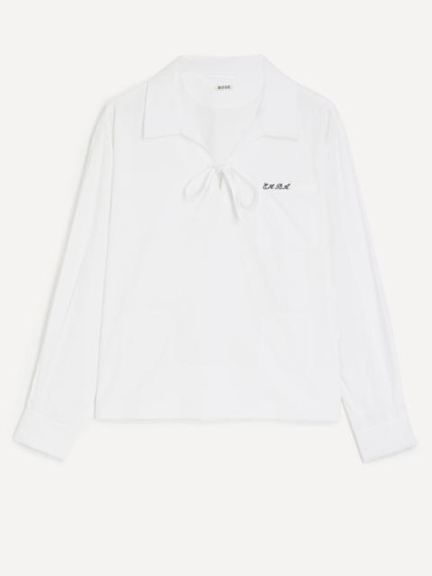 BODE Cotton Maze Long-Sleeve Shirt