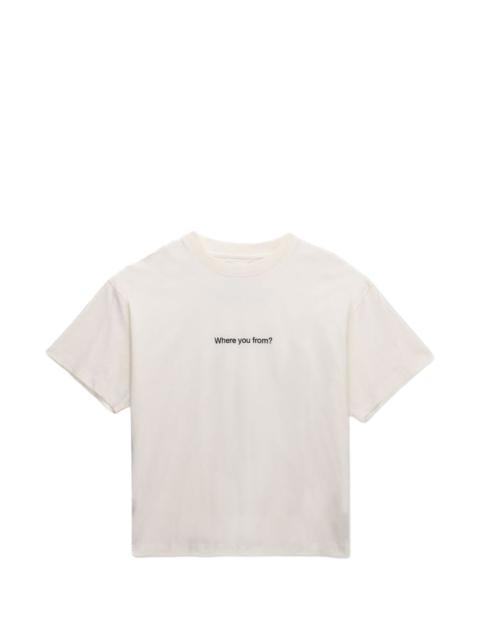 HONOR THE GIFT Where You From Tee slogan t-shirt