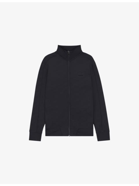 BOSS Quilted Jacquard Regular-Fit Woven Sweatshirt