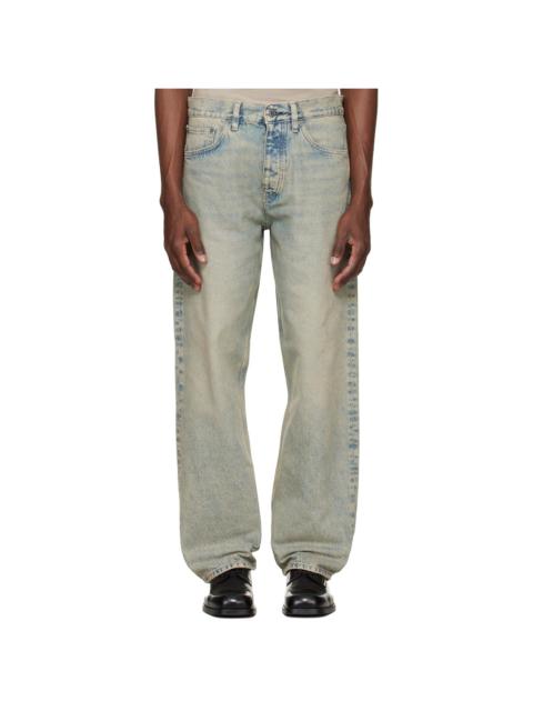 SUNFLOWER Blue Loose Jeans