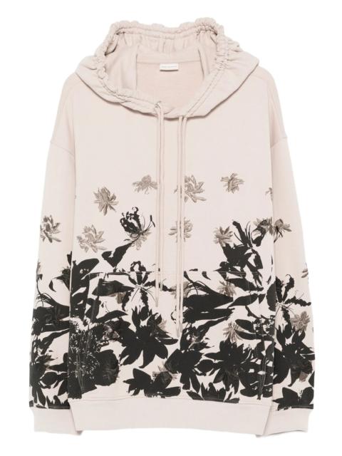 Dries Van Noten Floral-print Cotton Hoodie