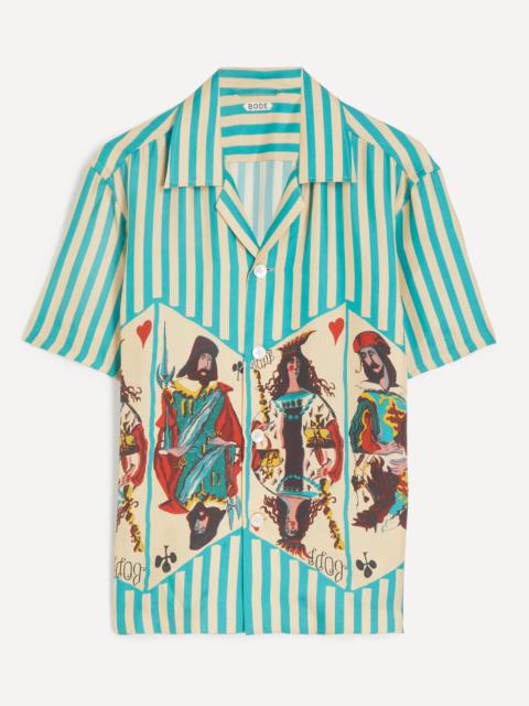 BODE Royals Silk Short-Sleeve Shirt