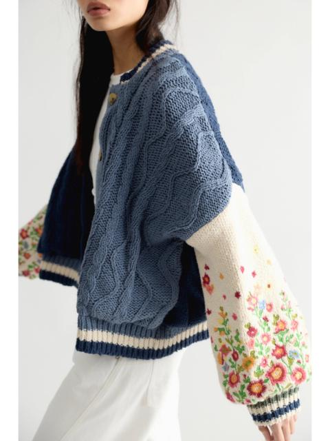 FREE PEOPLE Cloudburst Knit Cardi