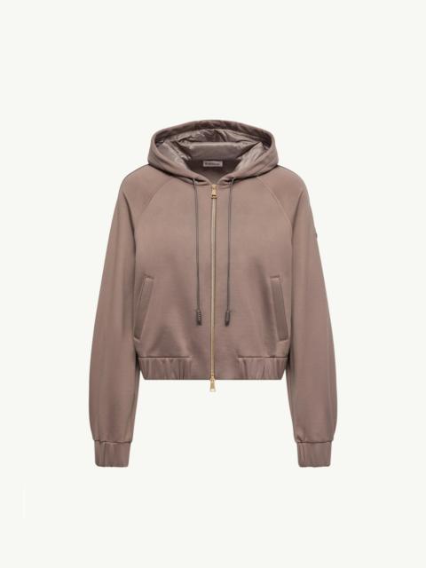 Moncler Technical Fleece Zip-Up Cardigan