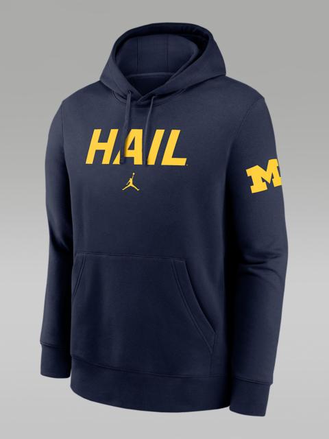 Jordan Michigan Club 2-Hit Nickname Men's Jordan Brand College Pullover Hoodie