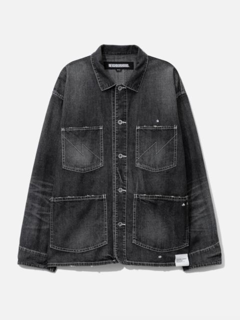 WASHED COVERALL JACKET