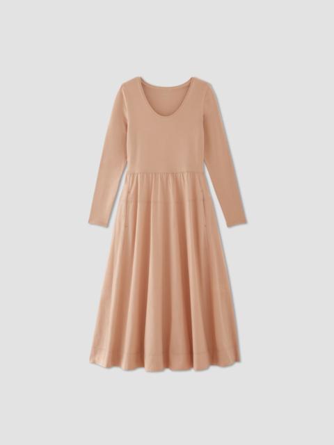 EVERLANE THE LONG-SLEEVE RIVIERA DRESS