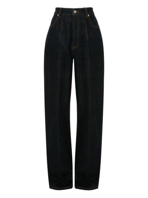 Victoria Beckham cinched high-waisted jeans