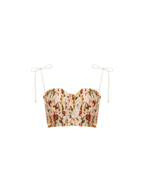 Agua by Agua Bendita Moringa Clementina Cropped Top