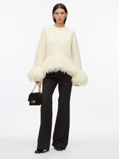 3.1 Phillip Lim Boucle Fringe Knit Crewneck