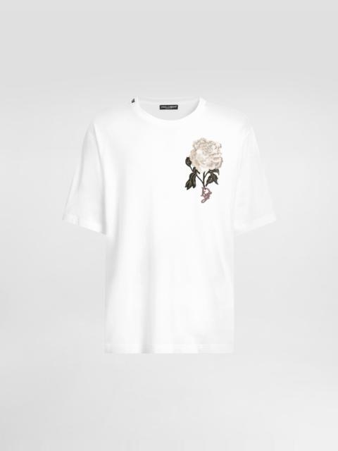 Dolce & Gabbana Cotton T-shirt with patch