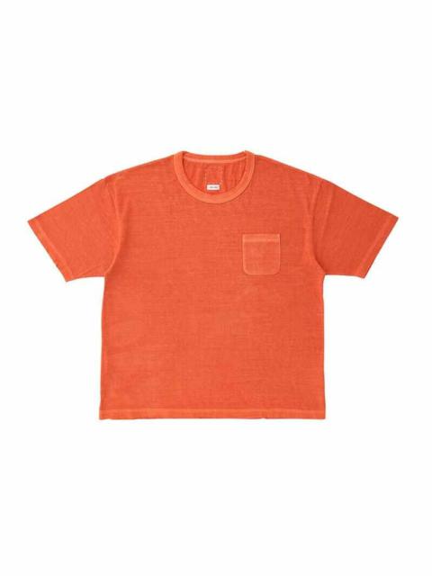 visvim AMPLUS TEE S/S (U.D.) ORANGE