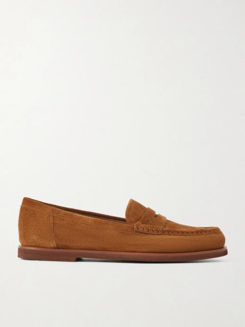 Gianvito Rossi Suede Loafers