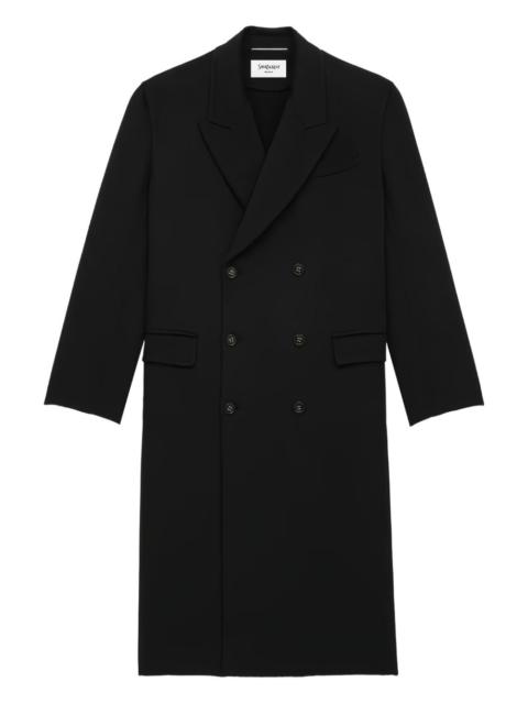SAINT LAURENT double-breasted coat