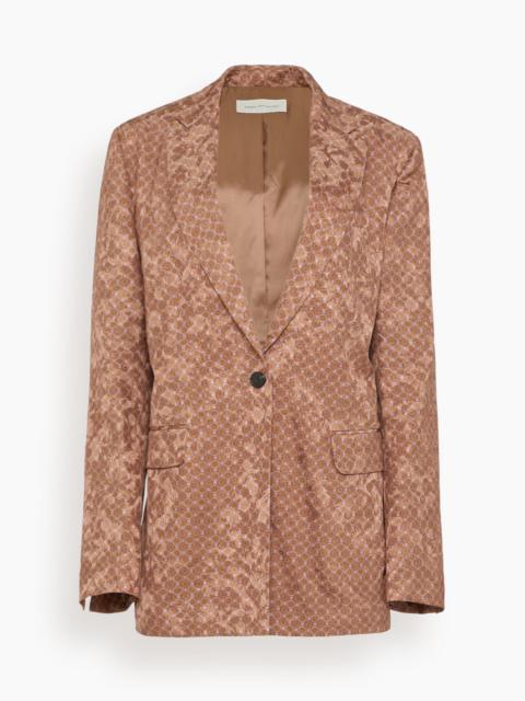 Dries Van Noten Baftan Jacket in Peach