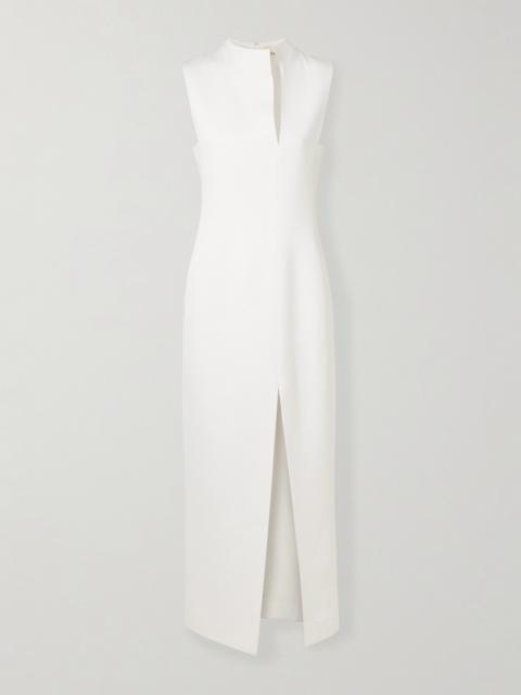 KHAITE Lowen Satin-crepe Midi Dress