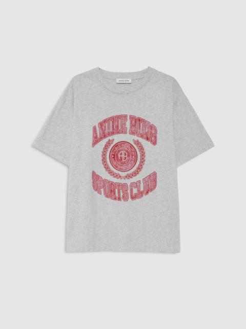 ANINE BING Cade Tee Collegiate - Grey