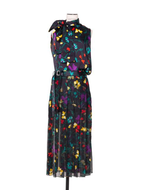 sacai Floral Print Dress