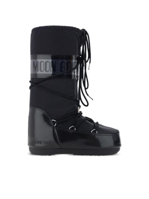 MOON BOOT Icon Glance satin snow boots